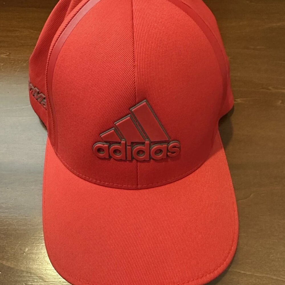 adidas Taylormade Red Lightweight Golf Hat Unisex L/XL